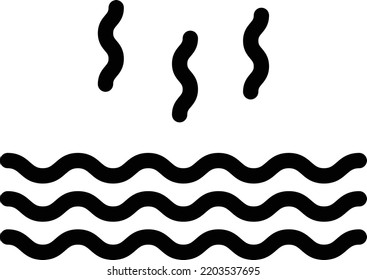 water Vector illustration on a transparent background. Premium quality symmbols. Glyphs vector icons for concept and graphic design.