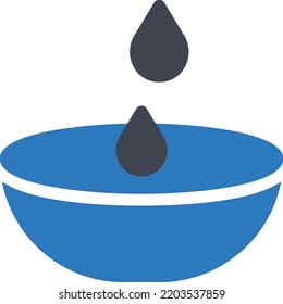 water Vector illustration on a transparent background. Premium quality symmbols. Glyphs vector icons for concept and graphic design.