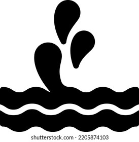 water  Vector illustration on a transparent background. Premium quality symmbols. Glyphs vector icons for concept and graphic design.