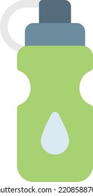ilustración de Water Vector en un fondo transparente. Símbolos de calidad superior. Iconos vectoriales de color de línea para el concepto y el diseño gráfico.