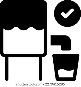 water  Vector illustration on a transparent background. Premium quality symmbols. Glyphs vector icons for concept and graphic design.
