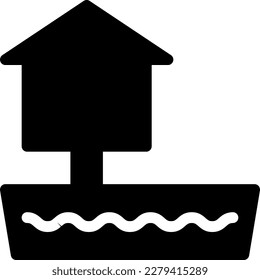 ilustración de Water Vector en un fondo transparente. Símbolos de calidad superior. Iconos vectoriales de glifos para diseño de conceptos y gráficos.