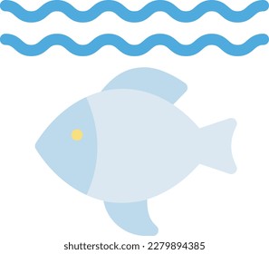 water Vector illustration on a transparent background. Premium quality symmbols. Line Color vector icons for concept and graphic design.
