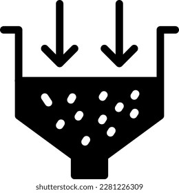 water Vector illustration on a transparent background. Premium quality symmbols. Glyphs vector icons for concept and graphic design.