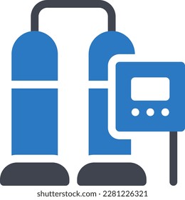 ilustración de Water Vector en un fondo transparente. Símbolos de calidad superior. Iconos vectoriales de glifos para diseño de conceptos y gráficos.