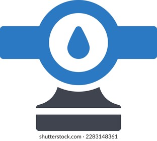 ilustración de Water Vector en un fondo transparente. Símbolos de calidad superior. Iconos vectoriales de glifos para diseño de conceptos y gráficos. 

