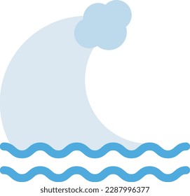 water Vector illustration on a transparent background. Premium quality symmbols. Line Color vector icons for concept and graphic design.