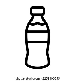 Diseño de iconos de línea de vector de agua