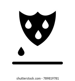 water vector line icon, sign, illustration 