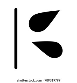 water vector line icon, sign, illustration 