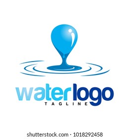 water vector logo