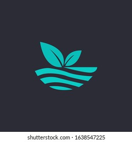 water vector logo design template. cosmetic or health icon