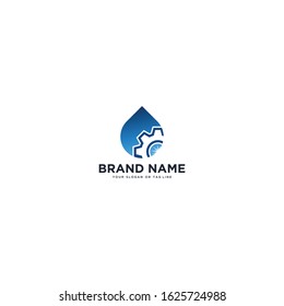 water vector repair logo template