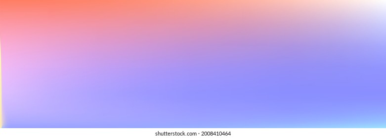 Water Vivid Blurred Sky Bright Clean Horizontal Gradient Mesh Background. Pastel Color Colorful Multicolor Vibrant Spotlight Sky Background. Light Soft White Sunrise Sunset Gradient Design Pic.