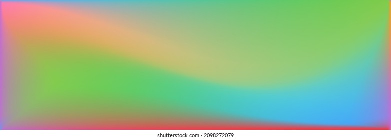 Water Vivid Smooth Surface Backdrop. Rainbow Sea Vibrant Smooth Surface Illustration. Color  Bright Trendy Background. Blank Colorful Wavy Gradient Mesh. Natural Ocean Wavy Gradient Mesh.