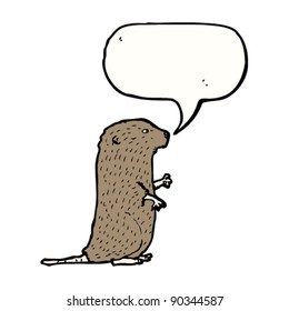 water vole cartoon