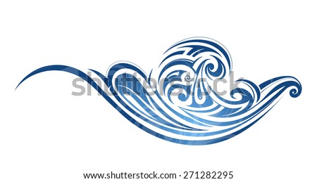 Water Wave Stock Vector (Royalty Free) 271282295 - Shutterstock