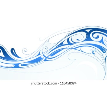 Water wave abstraction