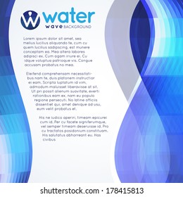 Water wave background
