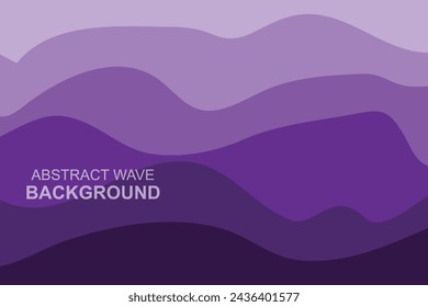 Water Wave Background Design, Abstract Vector Blue Ocean Walpaper Template