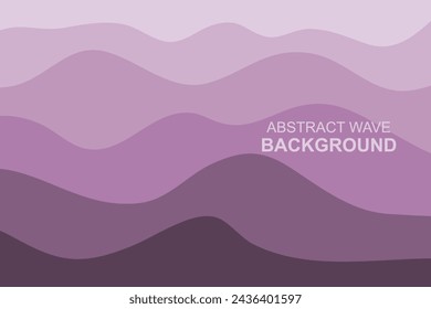 Water Wave Background Design, Abstract Vector Blue Ocean Walpaper Template
