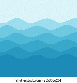 water wave background vector illustration