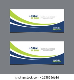 water and wave business web banner design, Professional web banner design 