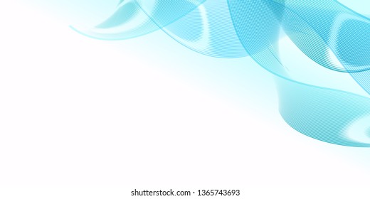 Water wave curve background