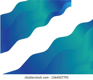 Water wave design over blue background, vector - Vector
 
