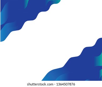 Water wave design over blue background, vector - Vector
 