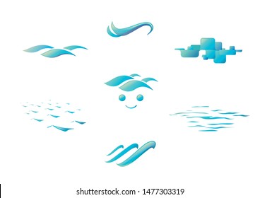 Water Wave in different form with Elf
