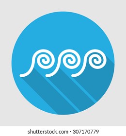 Water wave icon