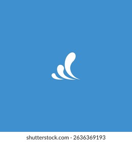 Water wave Icon flat vector design