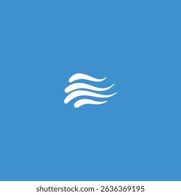 Water wave Icon flat vector design
