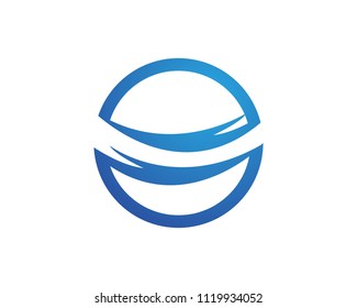 Water Wave Icon Logo