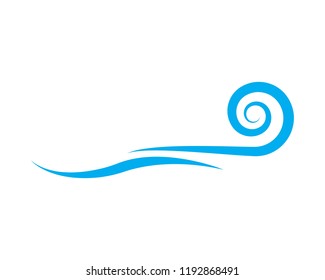 Water Wave Icon Logo Template