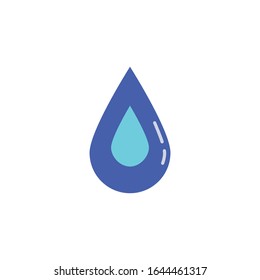 Water Wave Icon Logo Template