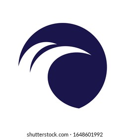 Water wave icon  logo vector design illustration 
