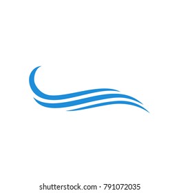Water Wave Icon Vector Design