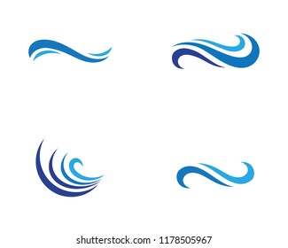 Water wave icon vector illustration