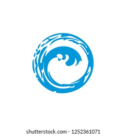 Water wave icon vector illustration design