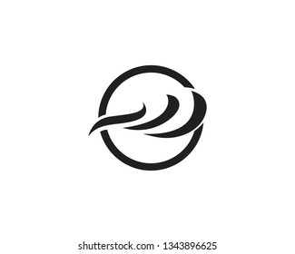 Water wave icon vector illustration design logo