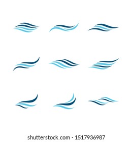 Water wave icon vector illustration