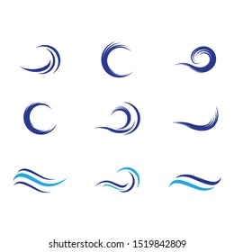 Water wave icon vector illustration