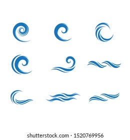 Water wave icon vector illustration