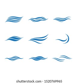 Water wave icon vector illustration
