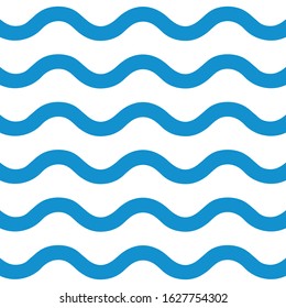 Water wave icon vector illustration design logo template