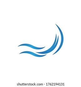 Vektorgrafik-Logo der Wasserwelle