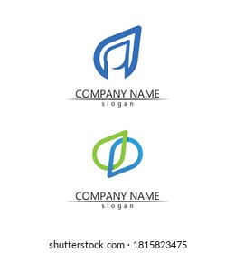 Logo de diseño de ilustraciones de vectores de ondas de agua