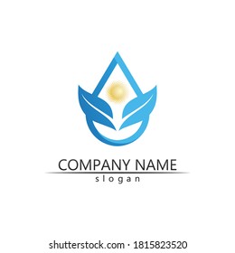 Vektorgrafik-Logo der Wasserwelle
